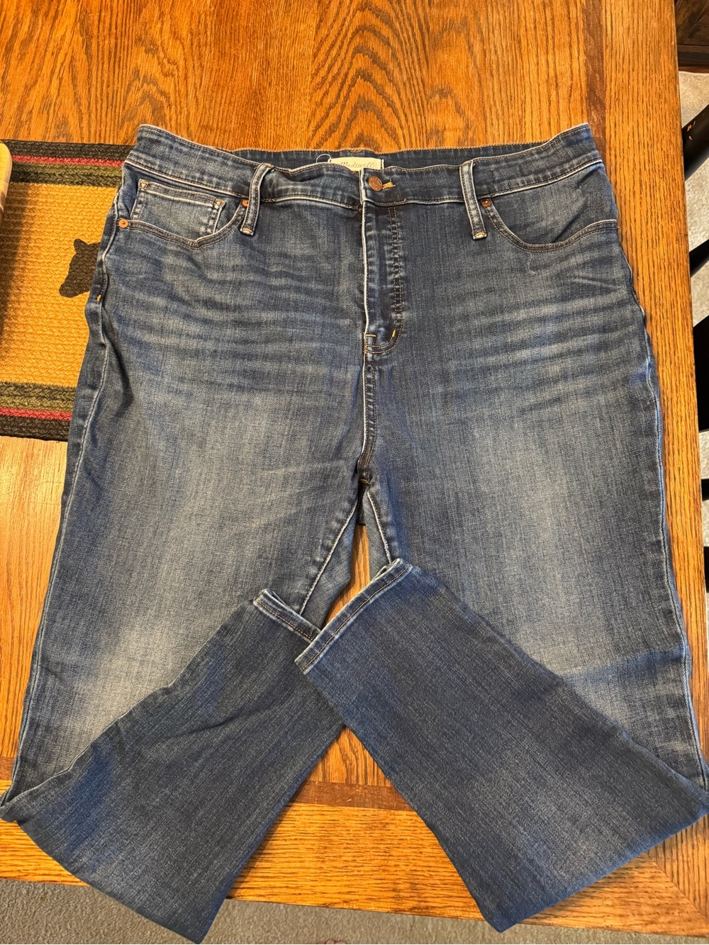 Madewell Women's Skinny Jeans - Medium Wash Blue